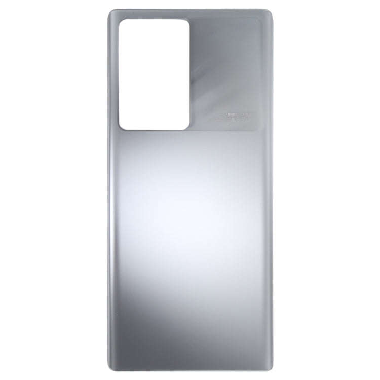 Glass Battery Back Cover for ZTE Nubia Z30 Pro(Silver)