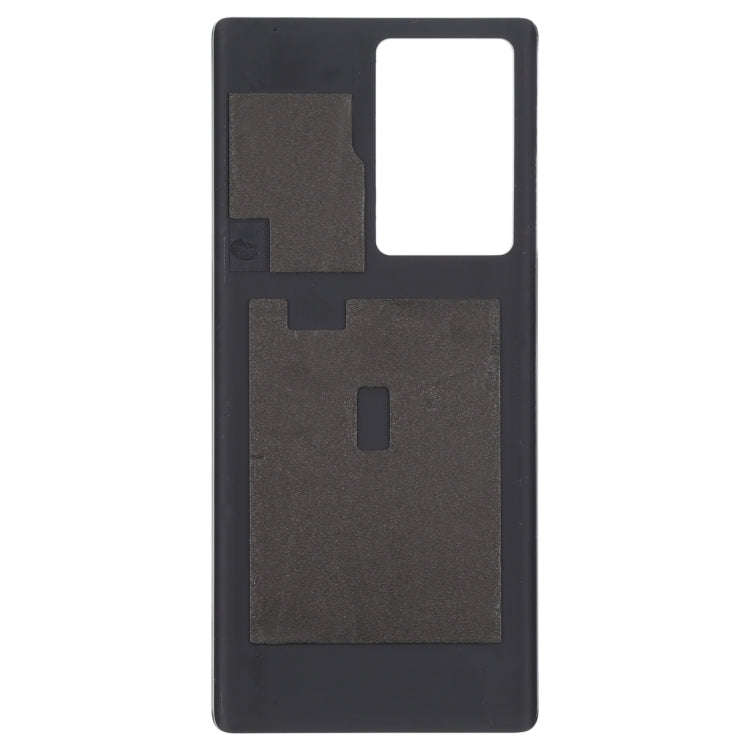 Glass Battery Back Cover for ZTE Nubia Z30 Pro(Silver)