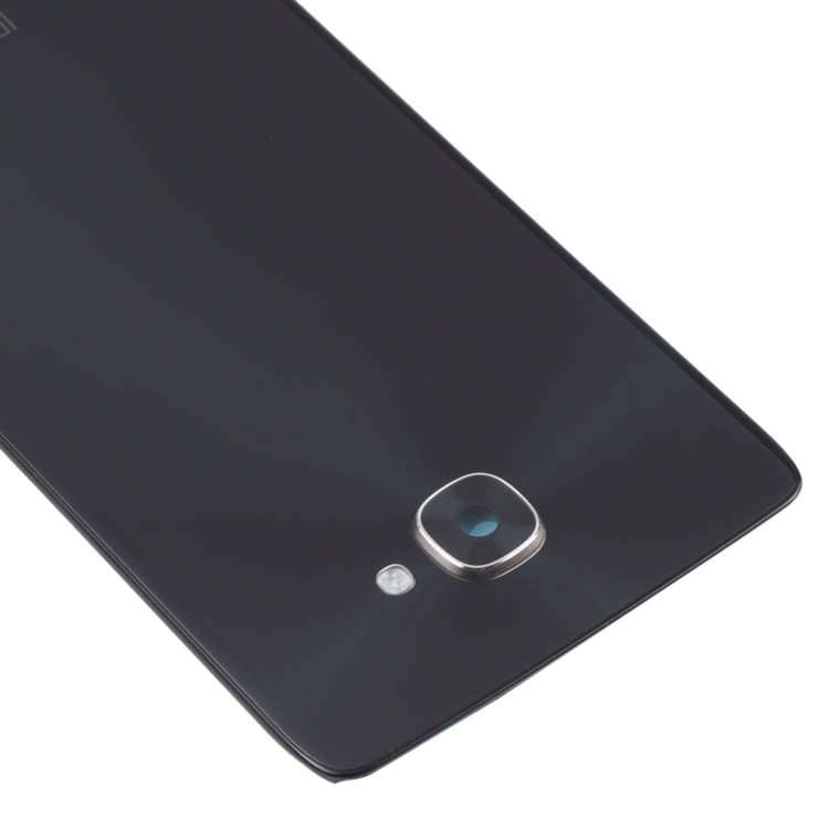 For Alcatel One Touch Idol 4s OT6070 6070K 6070Y 6070 Glass Battery Back Cover  (Black)