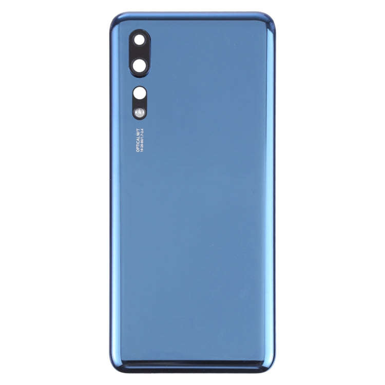 Glass Battery Back Cover for ZTE Axon 10 Pro(Blue)