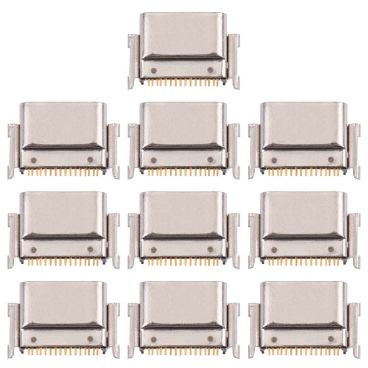10 PCS Charging Port Connector for LG K50S LMX540HM, LM-X540, LM-X540BMW, LMX540BMW