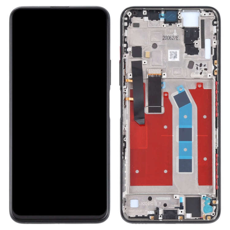 OEM LCD Screen for Honor X10 Pro Digitizer Full Assembly with Frame (Black)