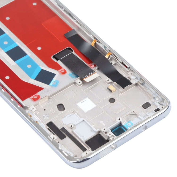 OEM LCD Screen for Honor X10 Pro Digitizer Full Assembly with Frame(Silver)