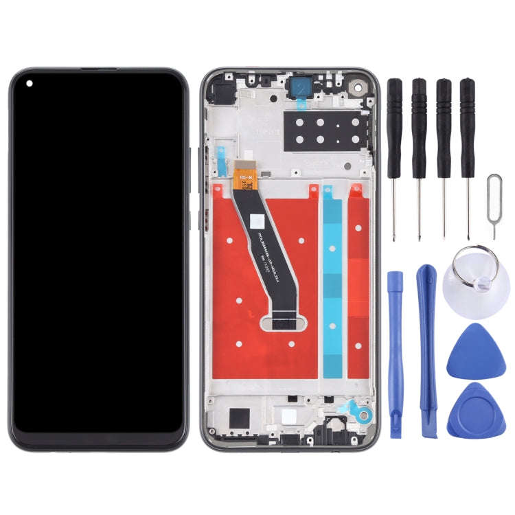 OEM LCD Screen for Honor Play 4T Digitizer Full Assembly With Frame(Black)