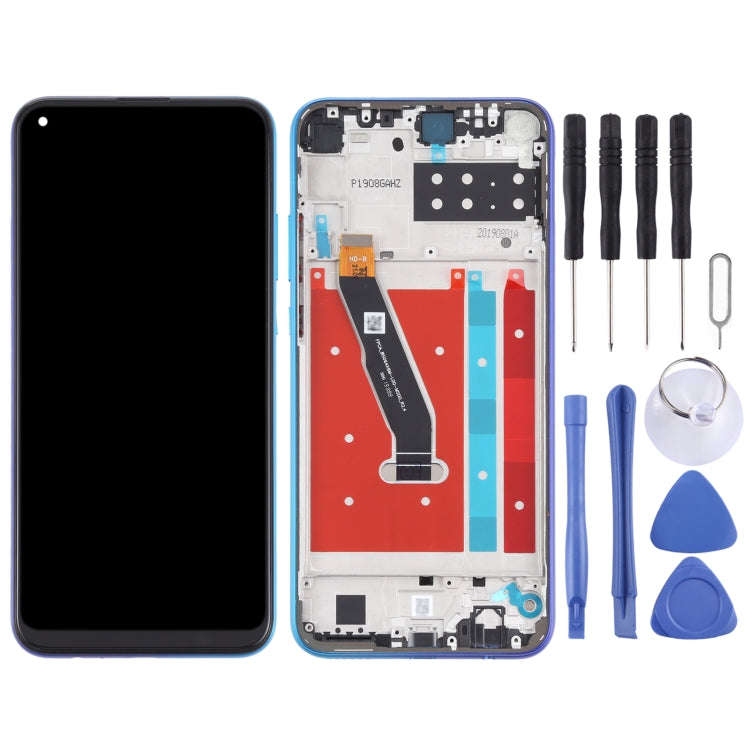 OEM LCD Screen for Honor Play 4T Digitizer Full Assembly With Frame(Blue)