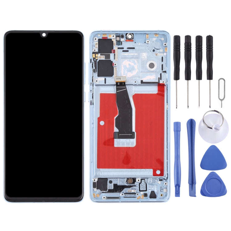 Original OLED LCD Screen for Huawei P30 Digitizer Full Assembly With Frame(Breathing Crystal)