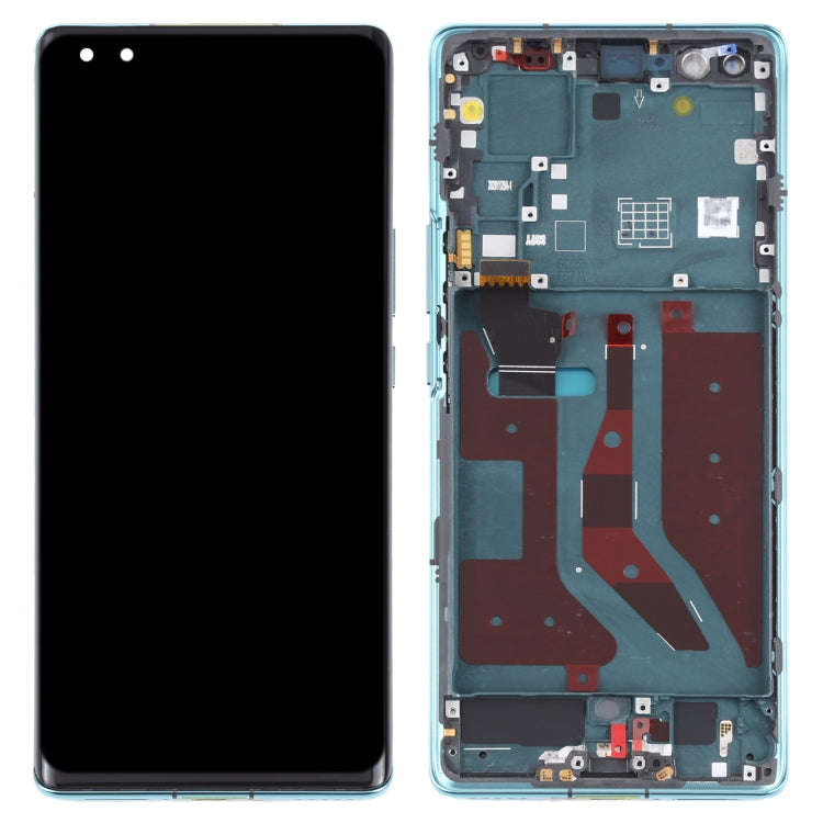 Original OLED LCD Screen for Huawei Nova 8 Pro 5G Digitizer Full Assembly With Frame(Green)