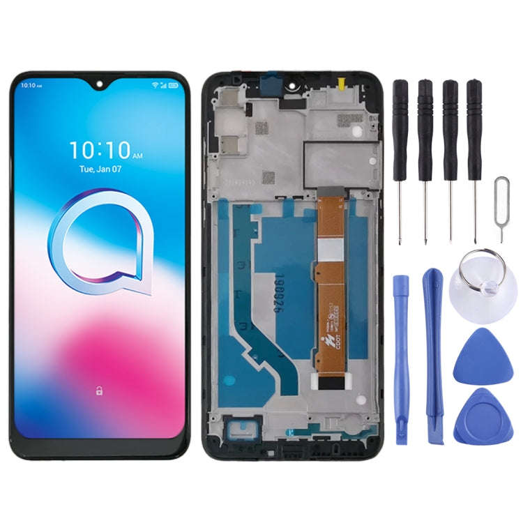 LCD Screen and Digitizer Full Assembly With Frame for Alcatel 3L 2020 OT5029 5029D 5029Y 5029U 50...