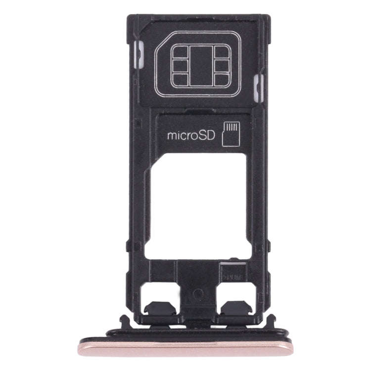SIM Card Tray + Micro SD Card Tray for Sony Xperia X Performance (Pink)