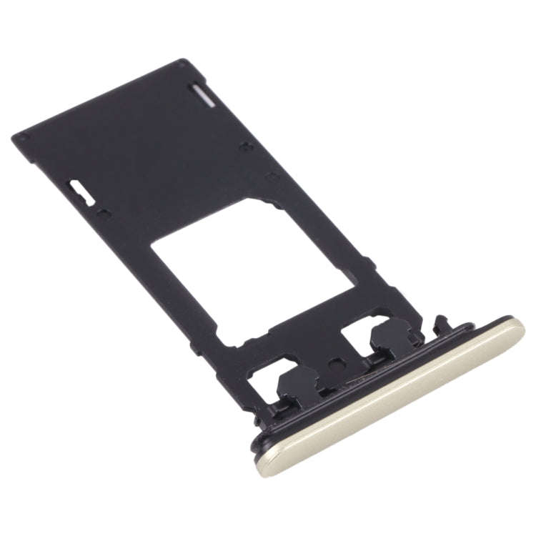 SIM Card Tray + Micro SD Card Tray for Sony Xperia X Performance (Gold)