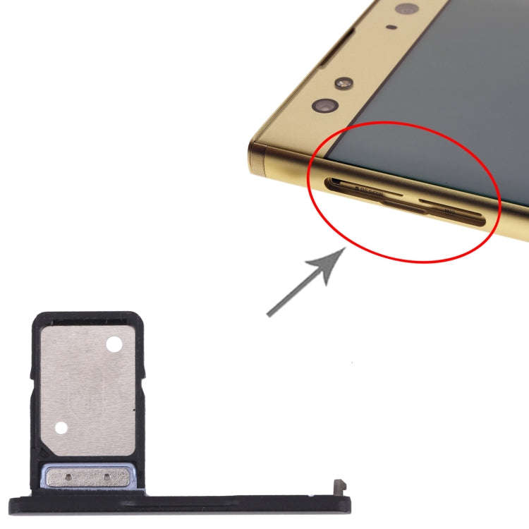 SIM Card Tray for Sony Xperia XA2 Ultra (Black)