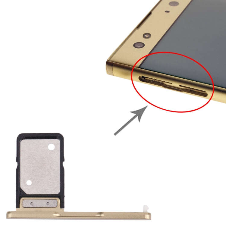 SIM Card Tray for Sony Xperia XA2 Ultra (Gold)