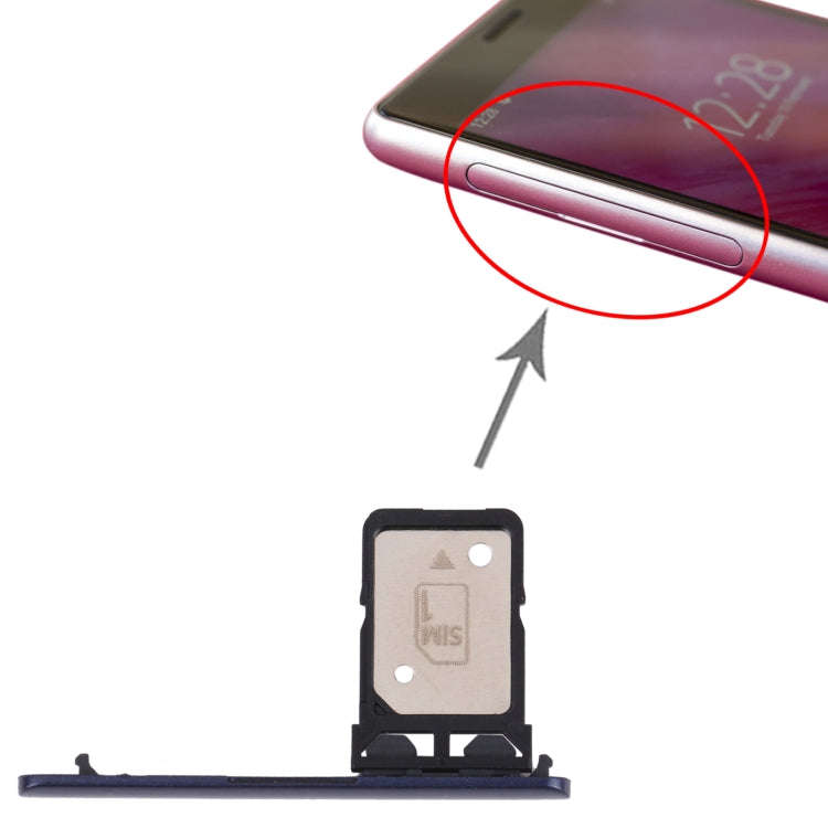SIM Card Tray for Sony Xperia 10 Plus / 10 (Blue)