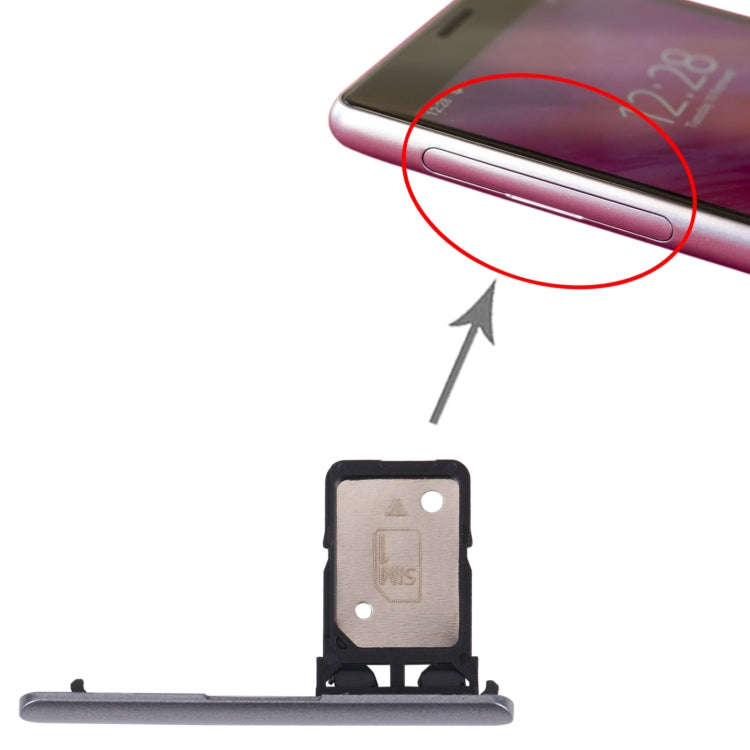 SIM Card Tray for Sony Xperia 10 Plus / 10 (Silver)