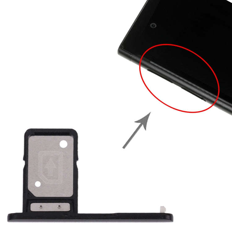 SIM Card Tray for Sony Xperia XA1 Plus (Black)