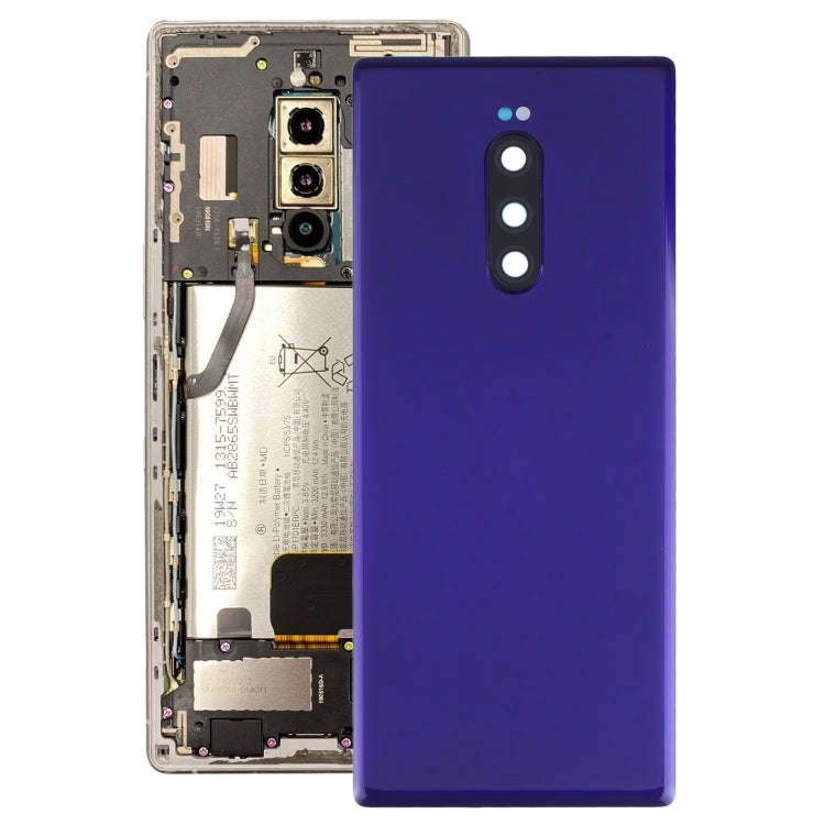 Battery Back Cover for Sony Xperia 1 / Xperia XZ4(Purple)