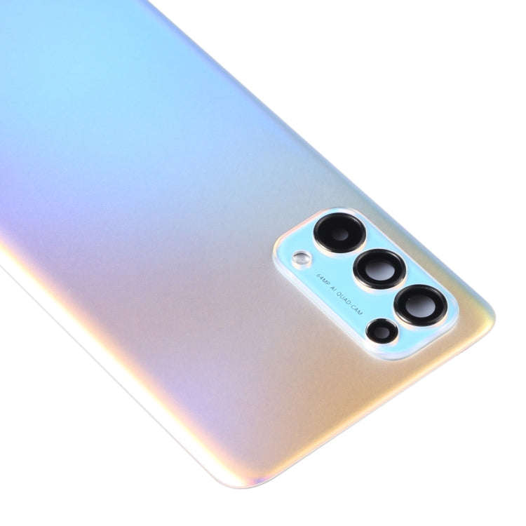 For OPPO Reno5 K PEGM10 Original Battery Back Cover (Orange)