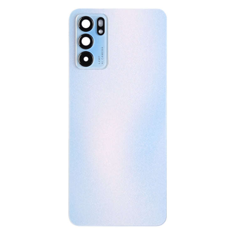 For OPPO Reno6 5G PEQM00, CPH2251 Original Battery Back Cover (Blue)