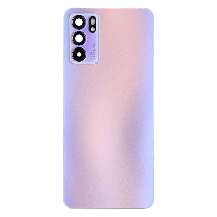 For OPPO Reno6 5G PEQM00, CPH2251 Original Battery Back Cover (Purple)