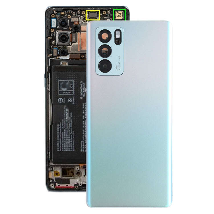 For OPPO Reno6 Pro 5G PEPM00, CPH2249 Original Battery Back Cover (Twilight)