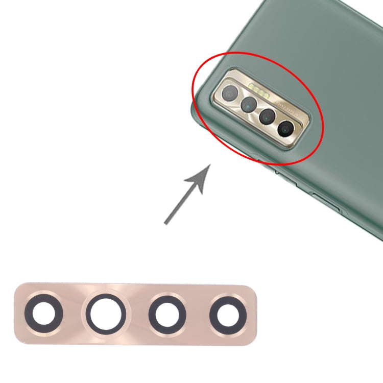 For Tecno Camon 17P CG7 10pcs Back Camera Lens