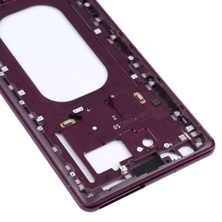 Middle Frame Bezel Plate for Sony Xperia XZ3(Purple)