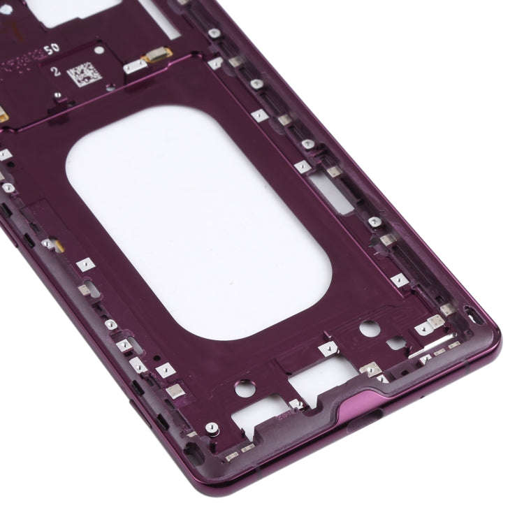 Middle Frame Bezel Plate for Sony Xperia XZ3(Purple)