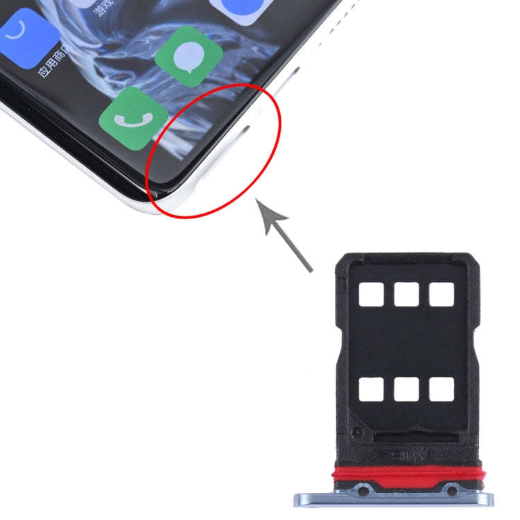 For Meizu 18  SIM Card Tray + SIM Card Tray (Blue)
