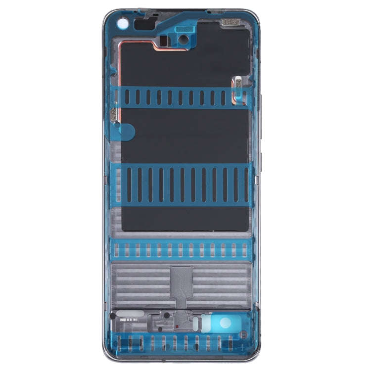 Original Front Housing LCD Frame Bezel Plate for Xiaomi Mi 11 Pro M2102K1AC (Black)