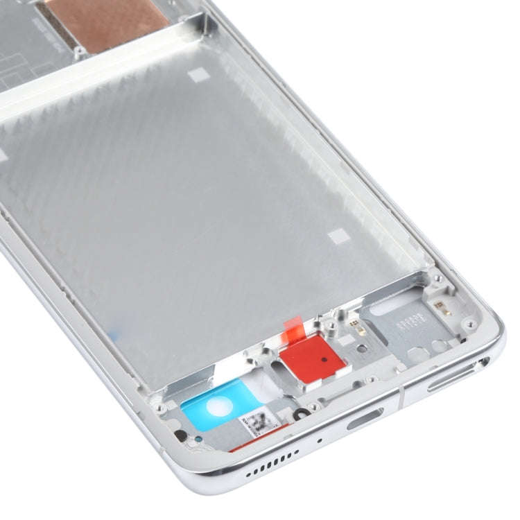 Original Front Housing LCD Frame Bezel Plate for Xiaomi Mi 11 Pro M2102K1AC (Silver)