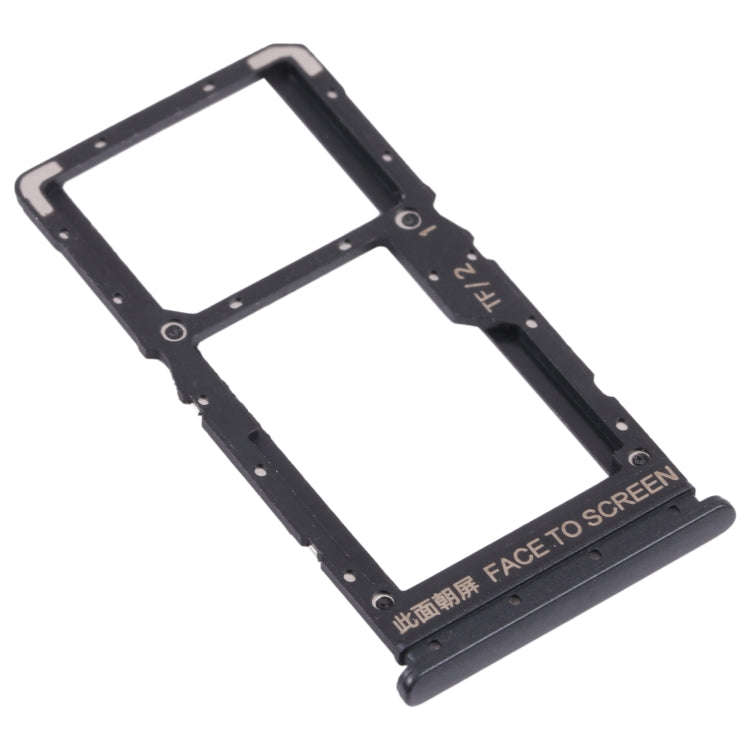 SIM Card Tray + SIM Card Tray / Micro SD Card Tray for Xiaomi Poco X3 GT 21061110AG (Black)