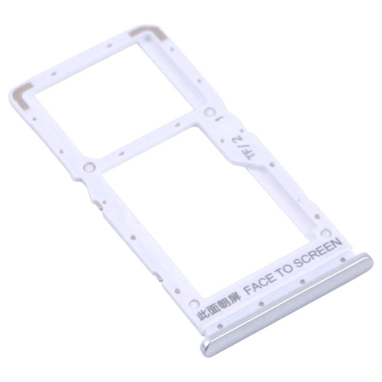 SIM Card Tray + SIM Card Tray / Micro SD Card Tray for Xiaomi Poco X3 GT 21061110AG (White)