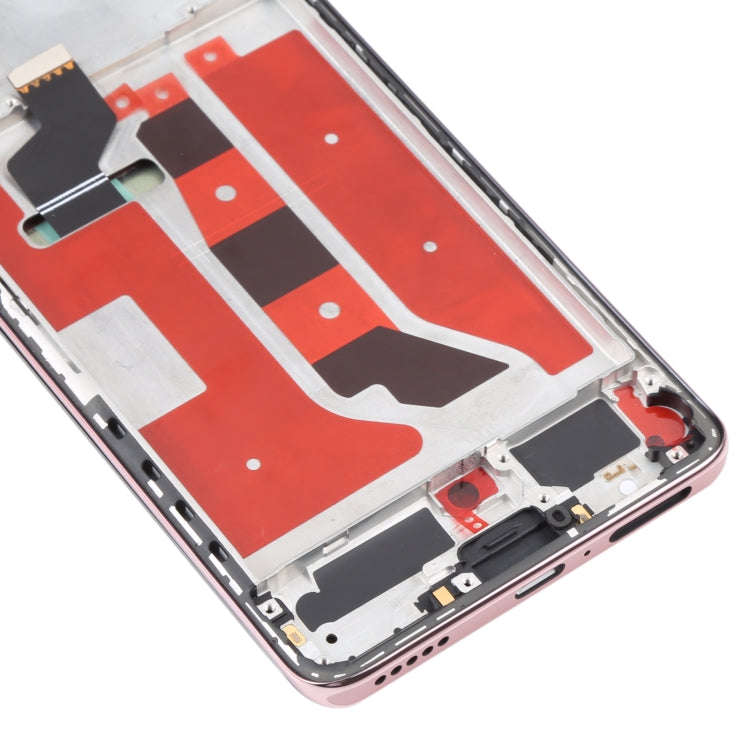 Original OLED LCD Screen for Honor 50 Digitizer Full Assembly with Frame(Pink)