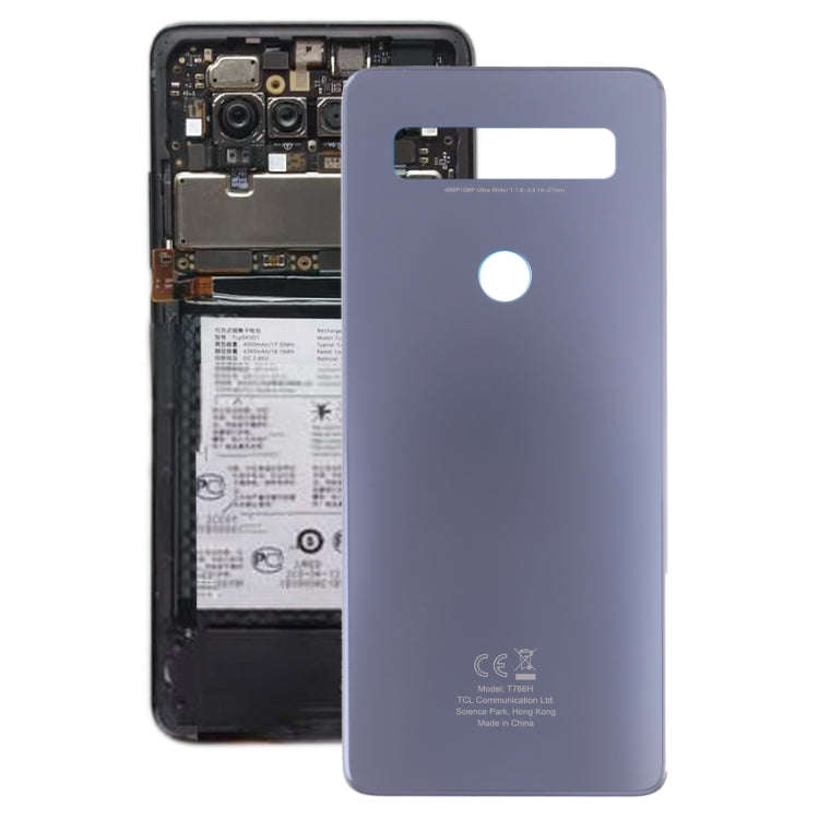 Original Battery Back Cover for TCL 10 SE T766H_EEA(Silver)
