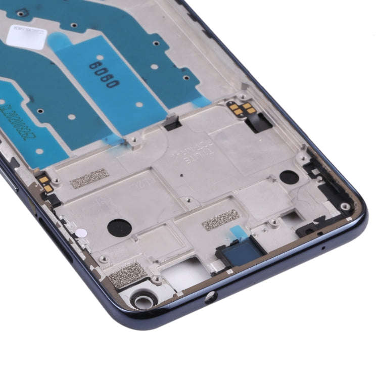 Original Front Housing LCD Frame Bezel Plate for TCL 10L / 10 Lite T770H, T770B (Black)