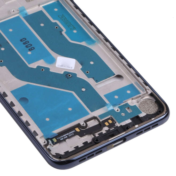Original Front Housing LCD Frame Bezel Plate for TCL 10L / 10 Lite T770H, T770B (Black)