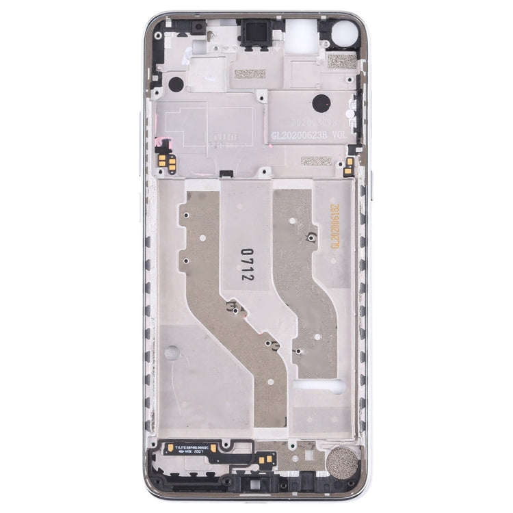 Original Front Housing LCD Frame Bezel Plate for TCL 10L / 10 Lite T770H, T770B (Silver)