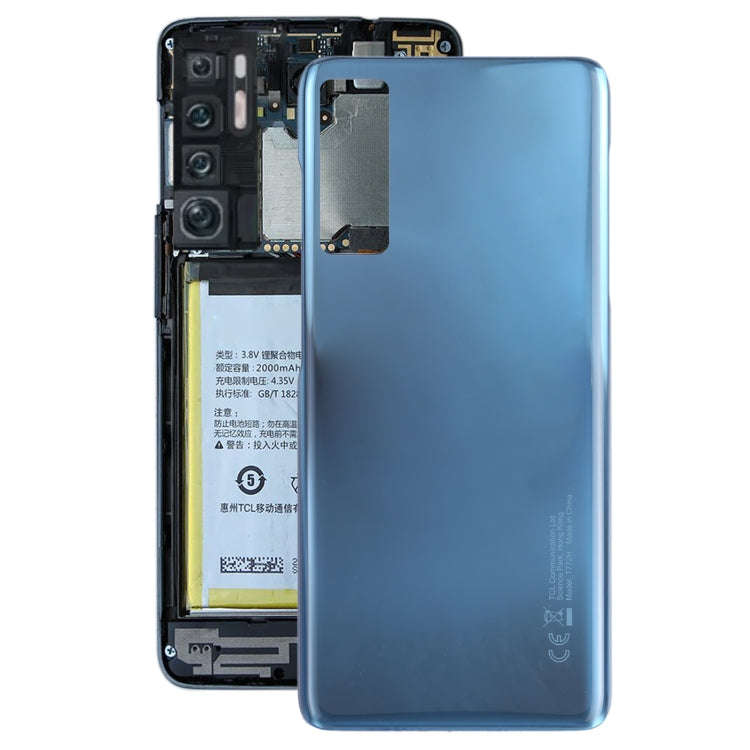 Original Battery Back Cover for TCL 20L / 20 Lite T774H, T774B(Blue)