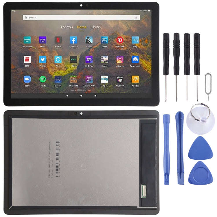 OEM LCD Screen for Amazon Fire HD 10 (2021) T76N2B T76N2P with Digitizer Full Assembly (Black)