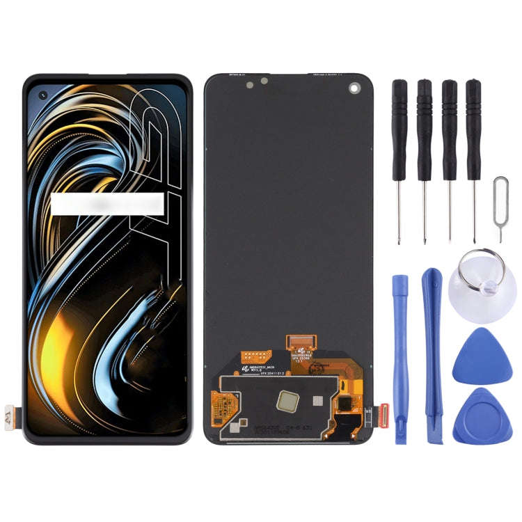 Original Super AMOLED Material LCD Screen and Digitizer Full Assembly for OPPO Realme GT 5G / Rea...