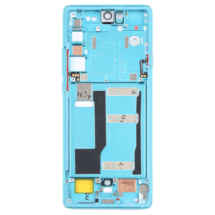 Original Front Housing LCD Frame Bezel Plate for TCL 20 Pro 5G (Blue)