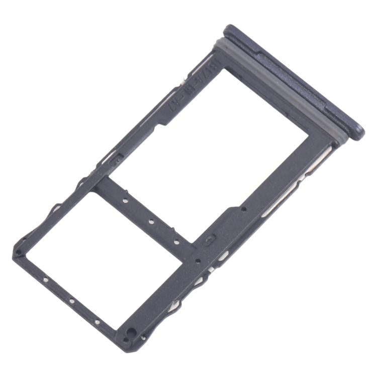 For Motorola Moto G50 SIM Card Tray + Micro SD Card Tray (Black)
