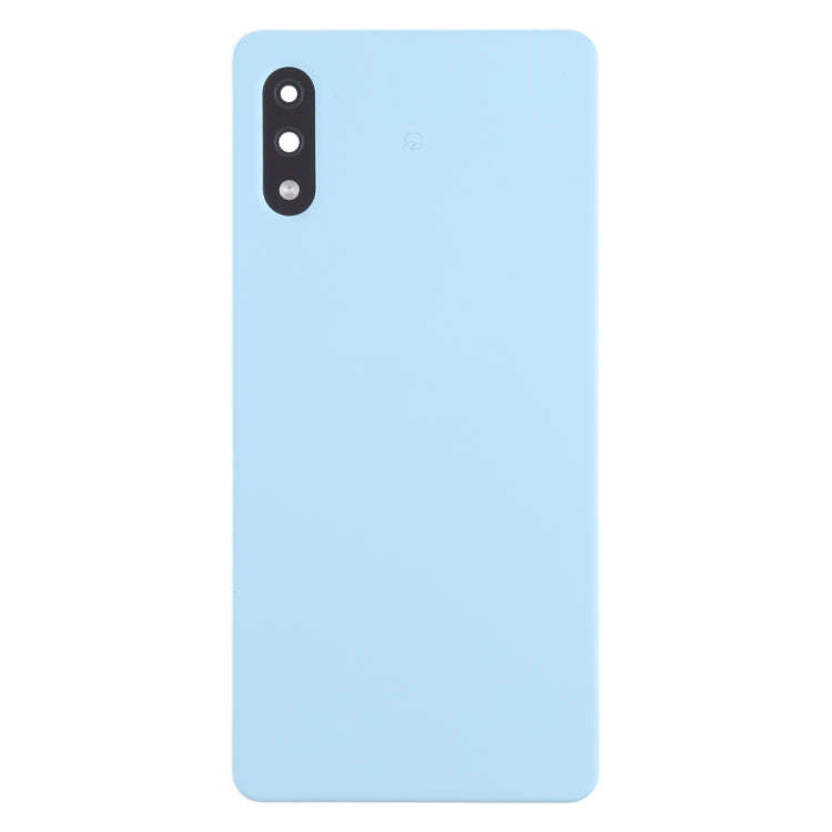 Battery Back Cover with Camera Lens Cover for Sony Xperia Ace II SO-41B(Blue)