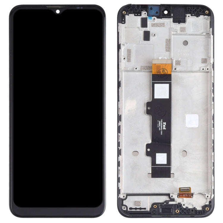 TFT LCD Screen for Motorola Moto G20 XT2128-1 XT2128-2 Digitizer Full Assembly with Frame (Black)