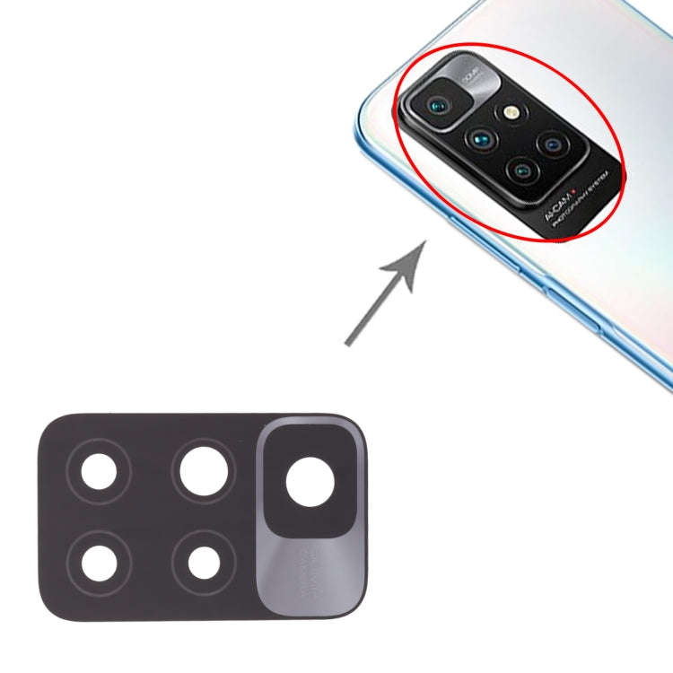 10 PCS Back Camera Lens for Xiaomi Redmi Note 11 4G / Redmi 10 2022 / Redmi 10 Prime 2022 / Redmi...