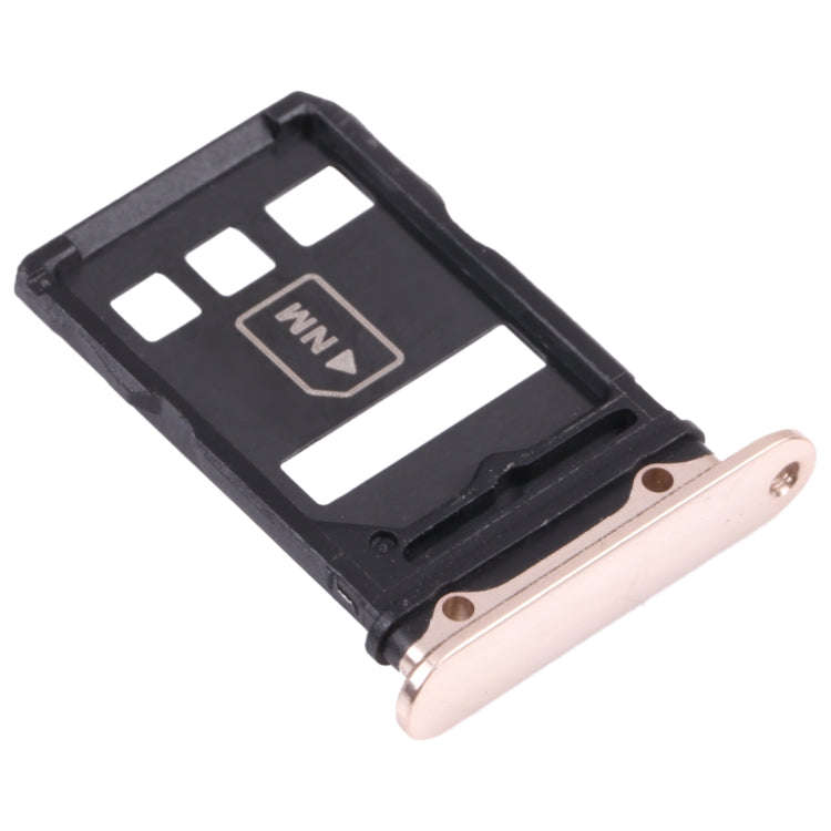 NM Card Tray + SIM Card Tray for Huawei Mate 40E 4G (Gold)