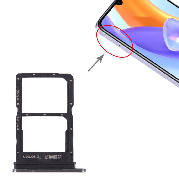 SIM Card Tray + SIM Card Tray for Honor Play5 5G (Silver)