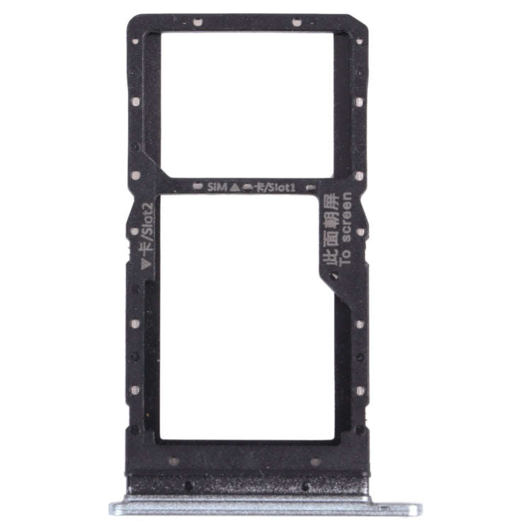 SIM Card Tray + SIM Card Tray / Micro SD Card Tray for Honor play 5T (Green)