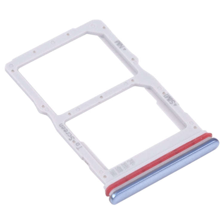 SIM Card Tray + NM Card Tray for Huawei nova 7 SE 5G Youth (Blue)