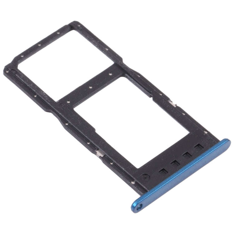 SIM Card Tray + SIM Card Tray / Micro SD Card Tray for Huawei Enjoy 20 5G (Blue)